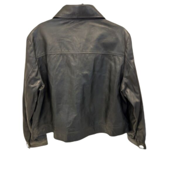 Violeta Buttoned Leather Jacket - NWT - Size XL - Picture 3 of 10